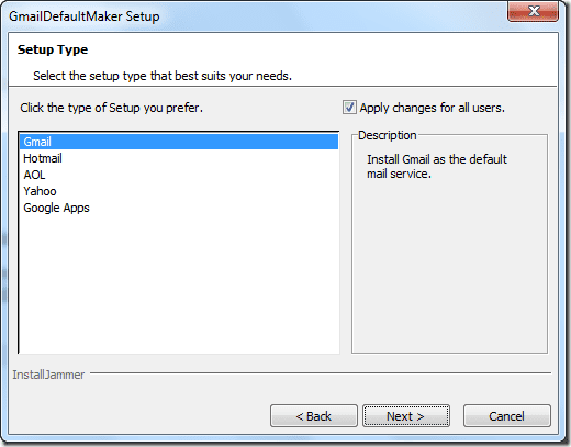 Gmail Default Maker