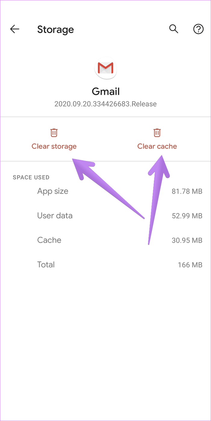 Gmail not showing email android 15