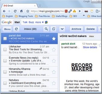 Gmailini Pad