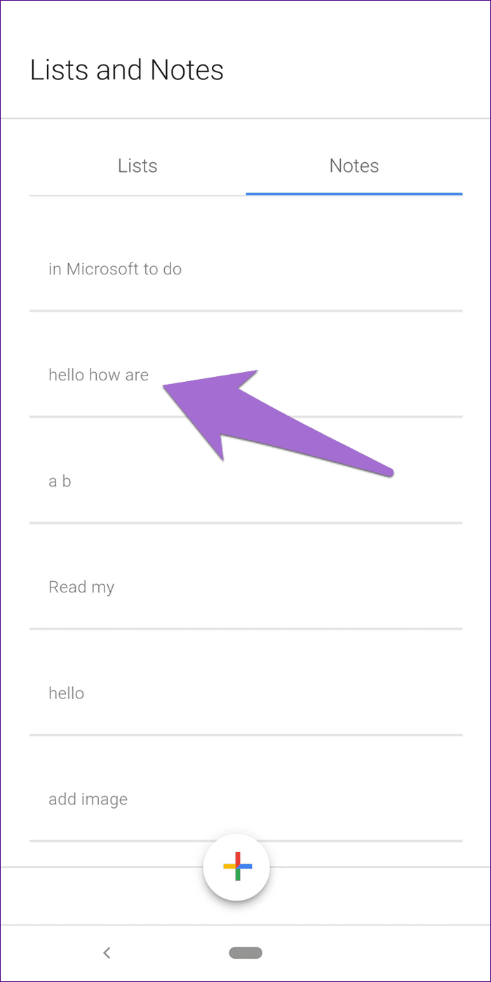 Google Assistant Notes And Lists 4