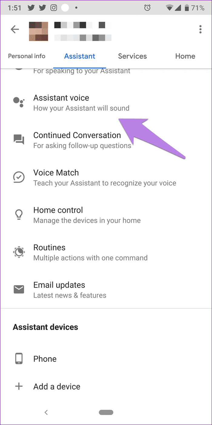 Google Assistant Settings 20
