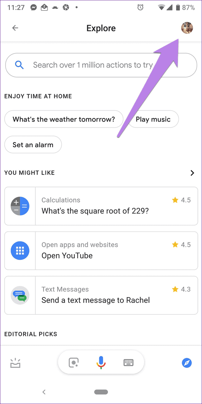 Google Assistant Settings 2