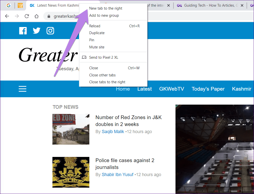 Google chrome tab tips tricks 12