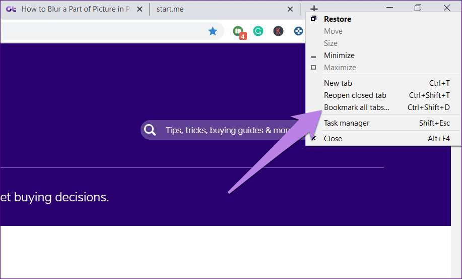 Google chrome tab tips tricks 14