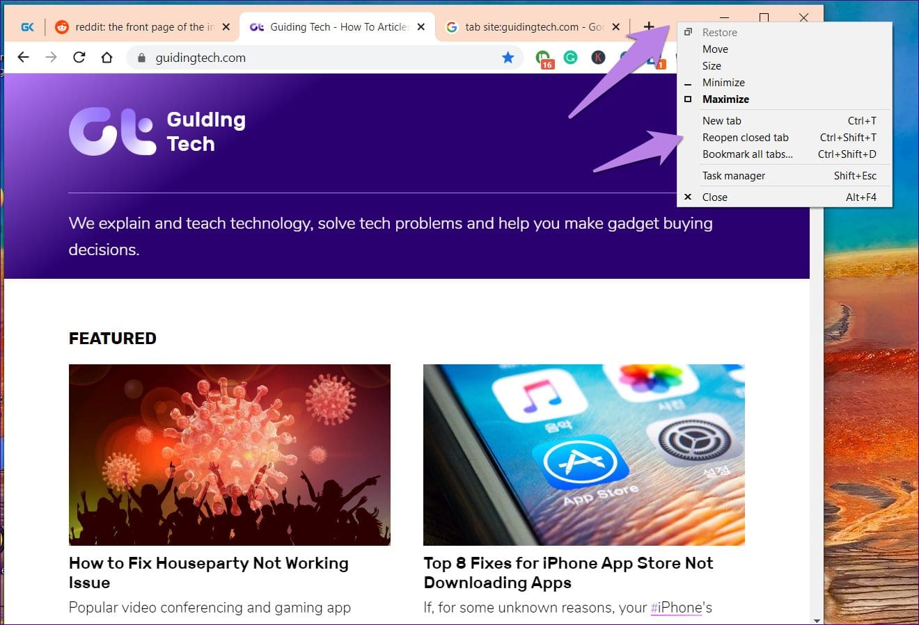 Google chrome tab tips tricks 3