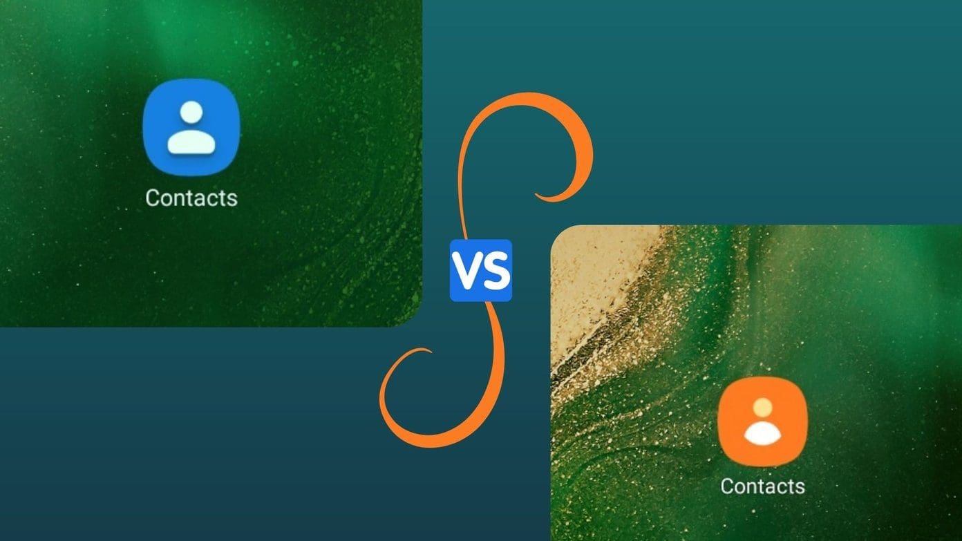 Google contacts vs samsung contacts fr