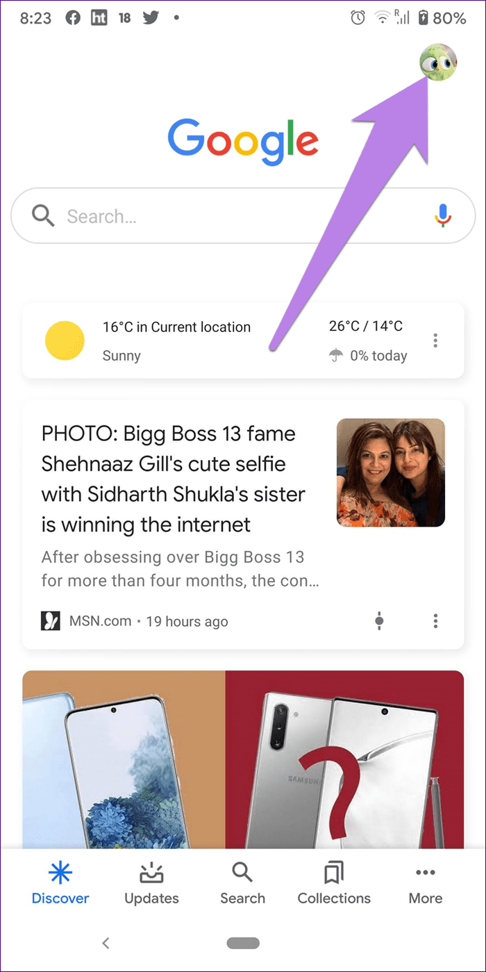 Google discover feed not working 12