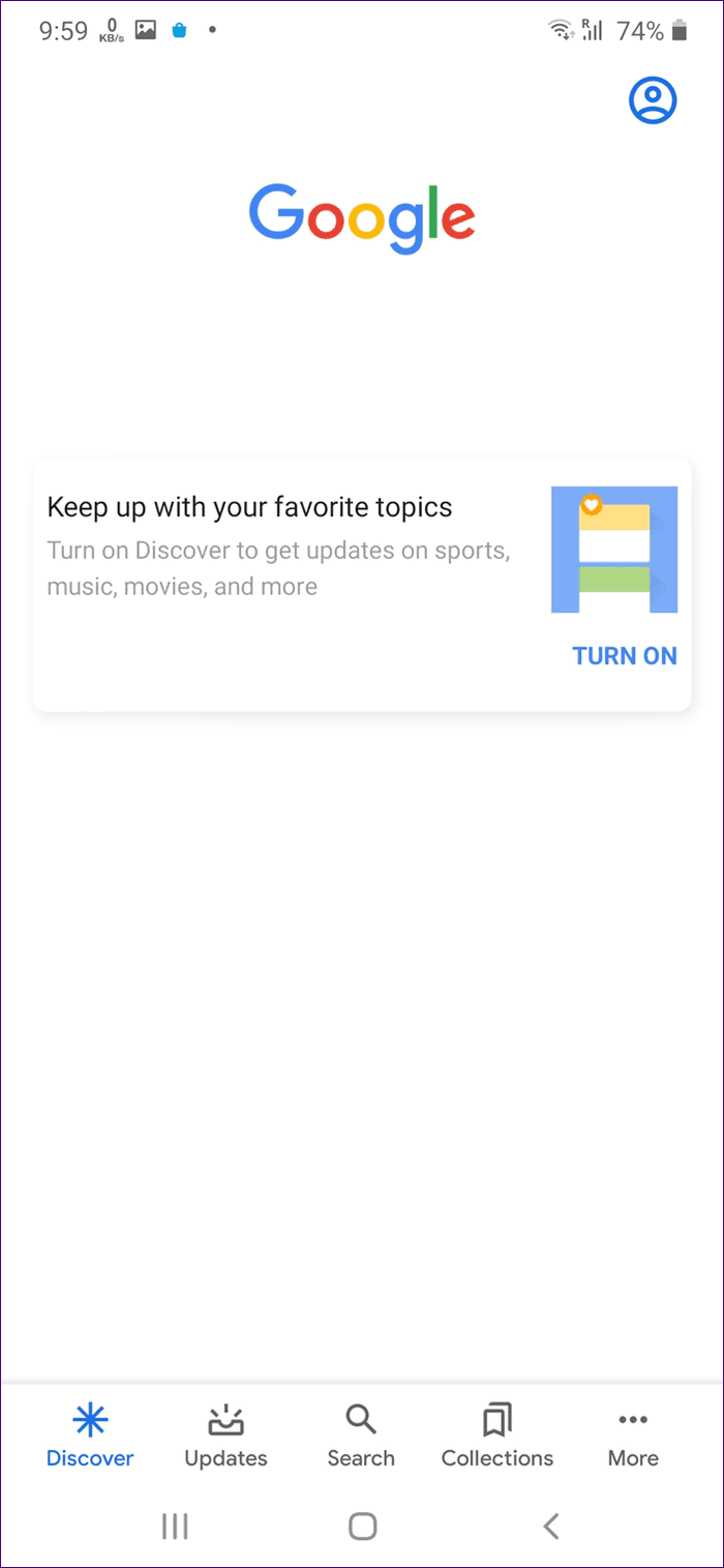 Google discover feed not working 17