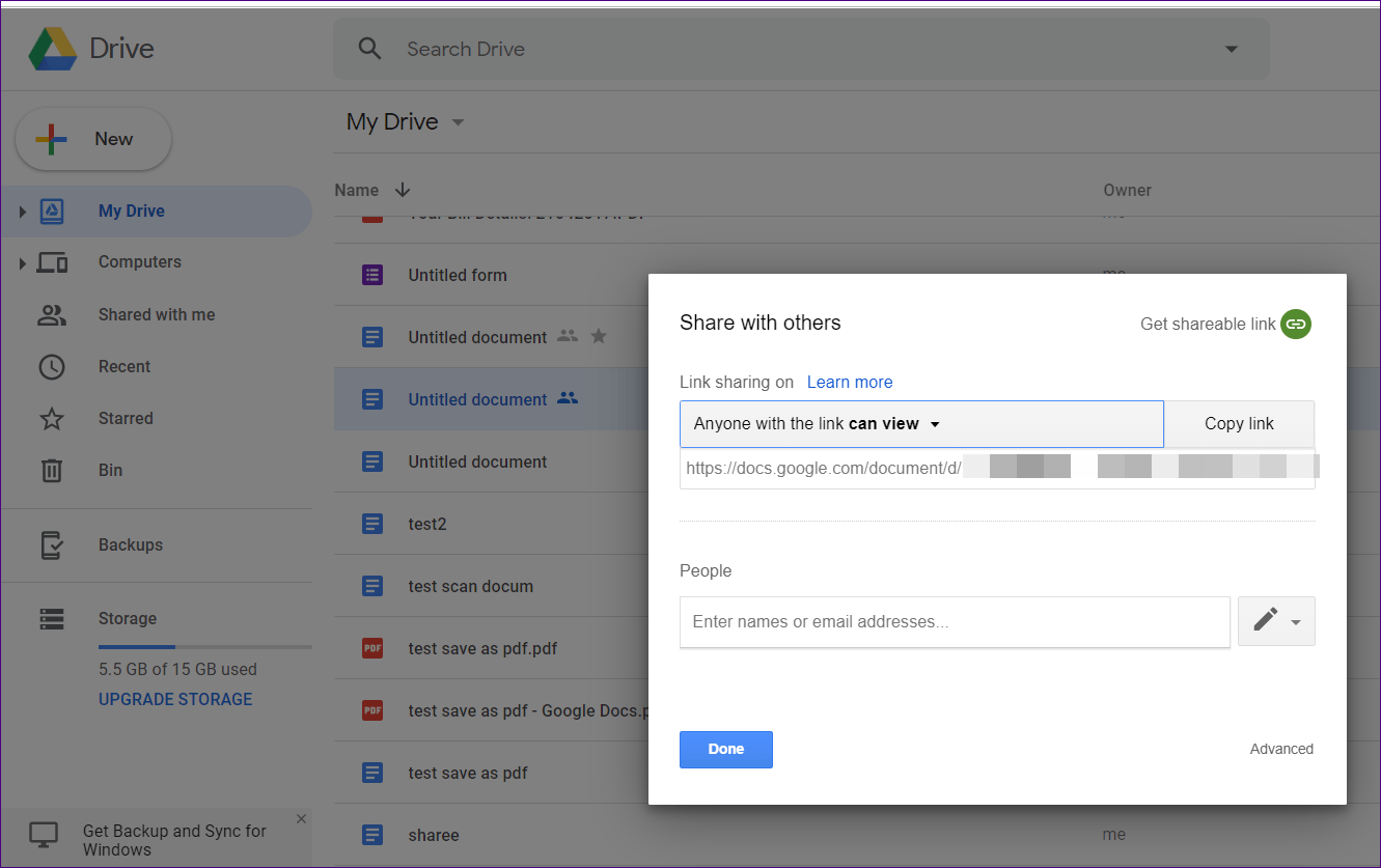 Google Drive Sharing Permissions 4