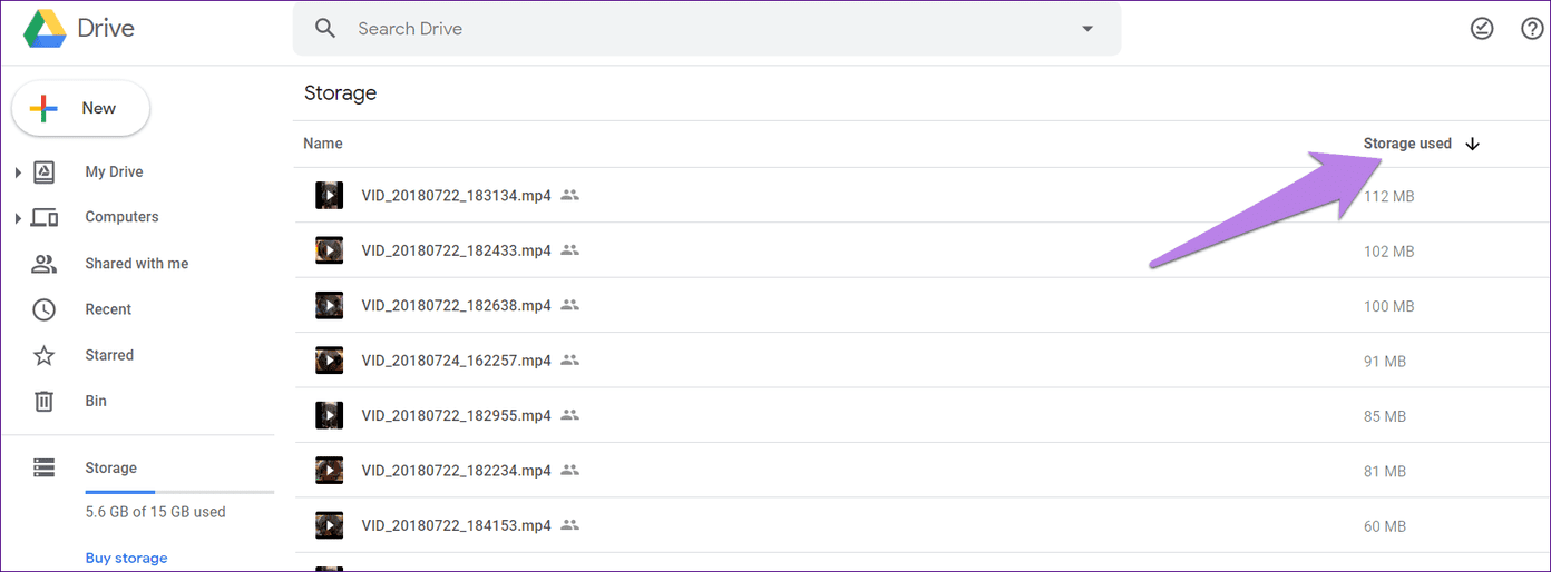Google drive storage full but no files issue 7
