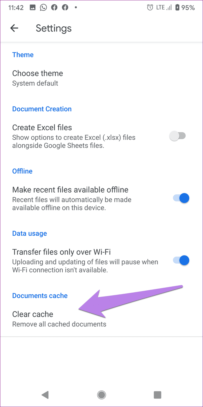 Google drive stuck on making files available offline 13