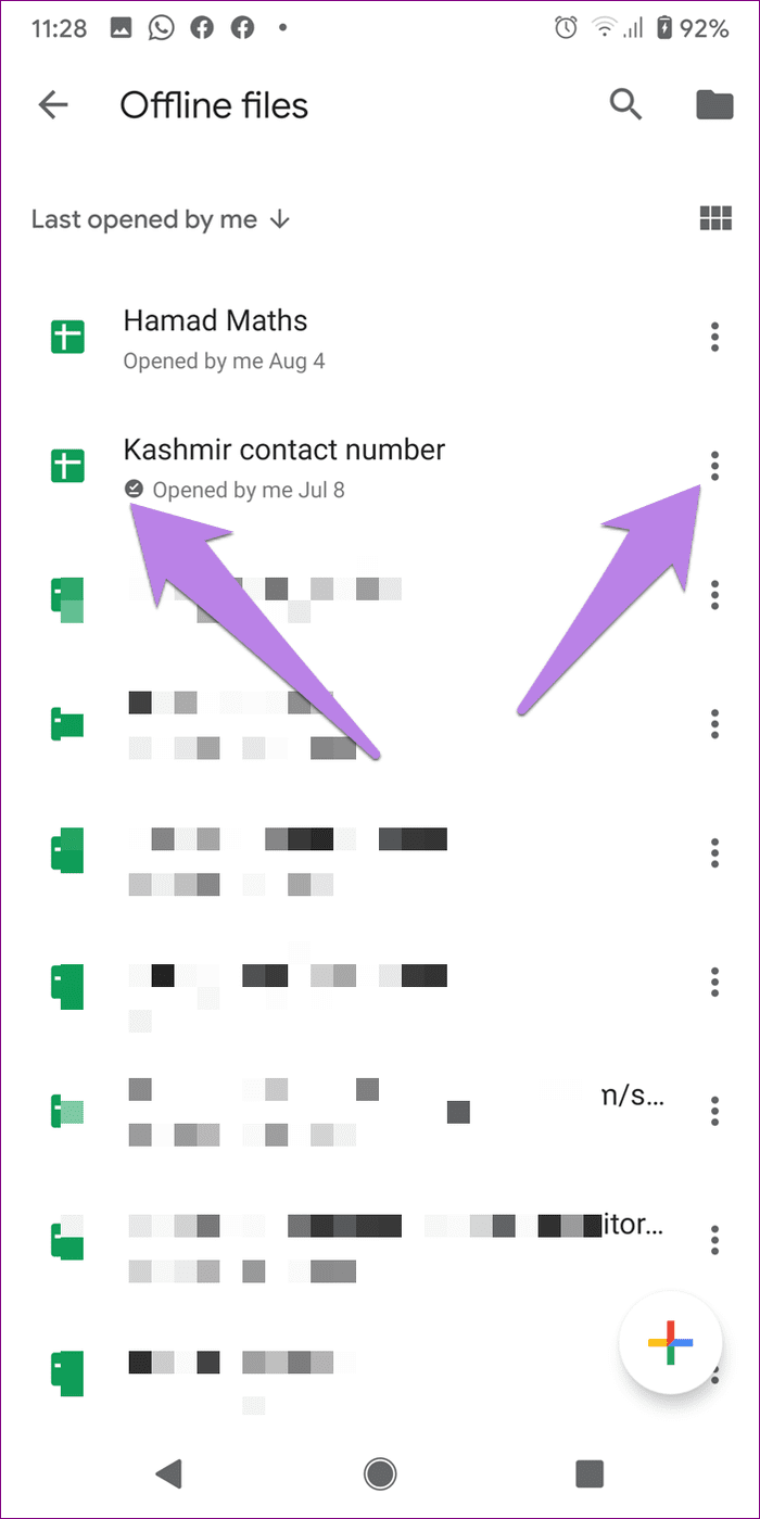 Google drive stuck on making files available offline 8