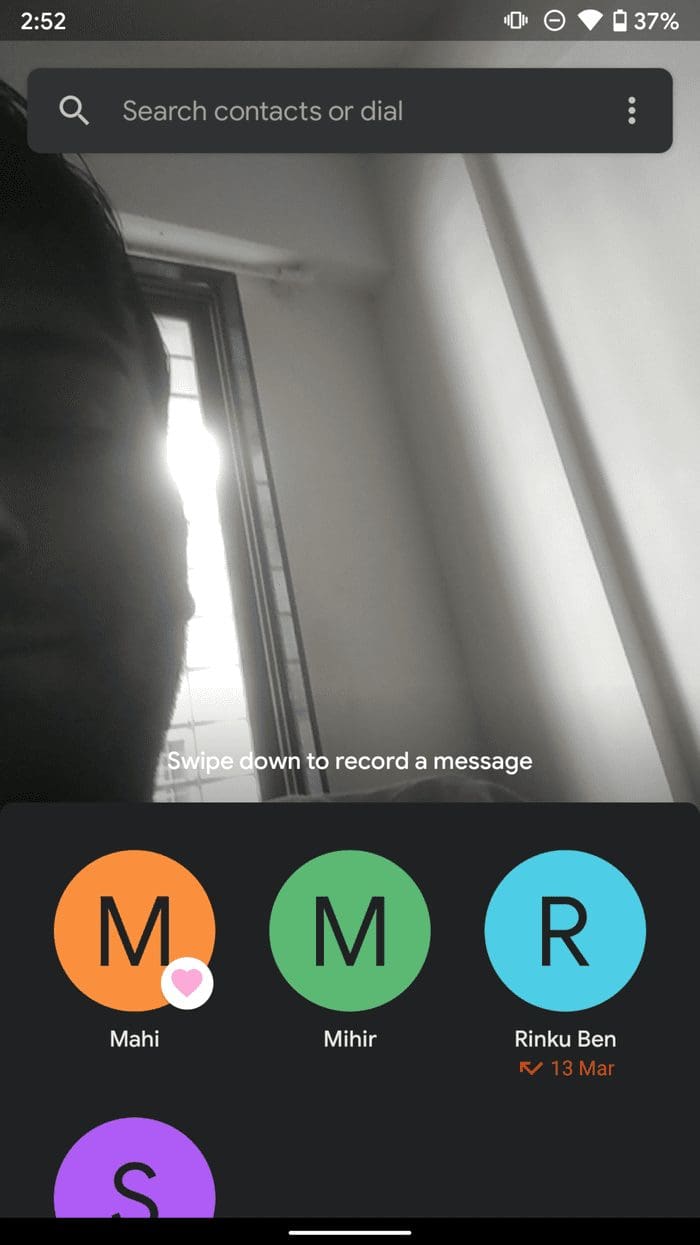 Google duo home