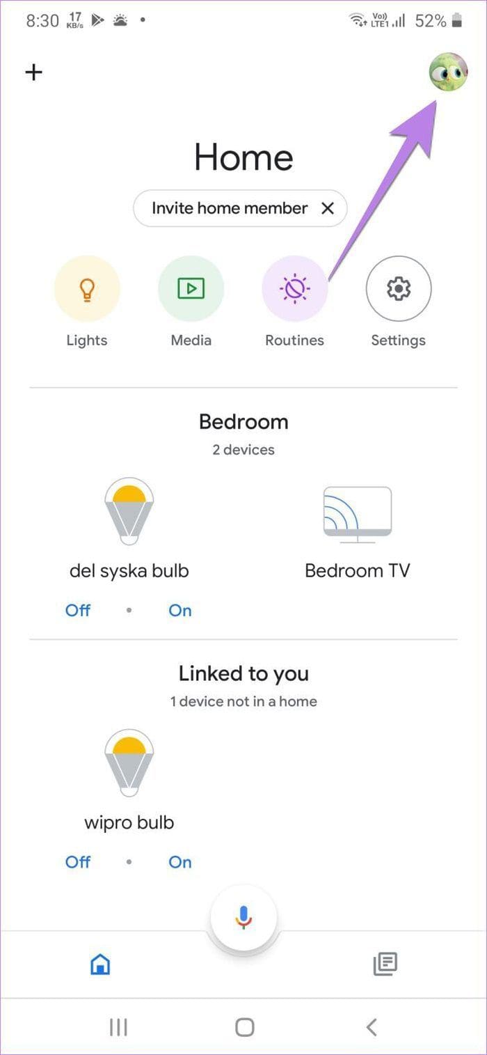 Google home remove linked account 1