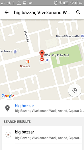 Google Keep Location Settings