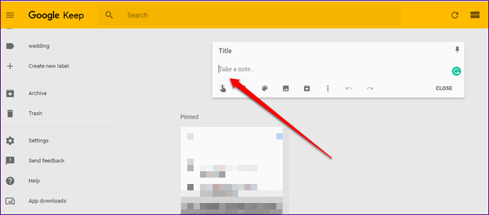 Google Keep Shortcuts 6