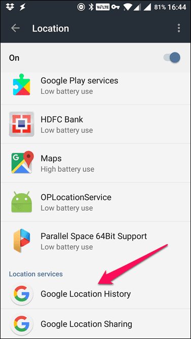 Google Location History In Location