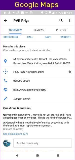 Google Maps Vs Maps Go Comparison 14