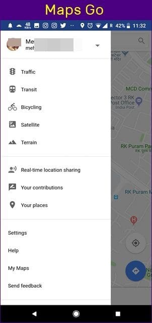 Google Maps Vs Maps Go Comparison 5