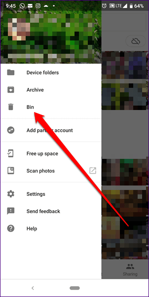 Google Photos Device Trash Is Full 3