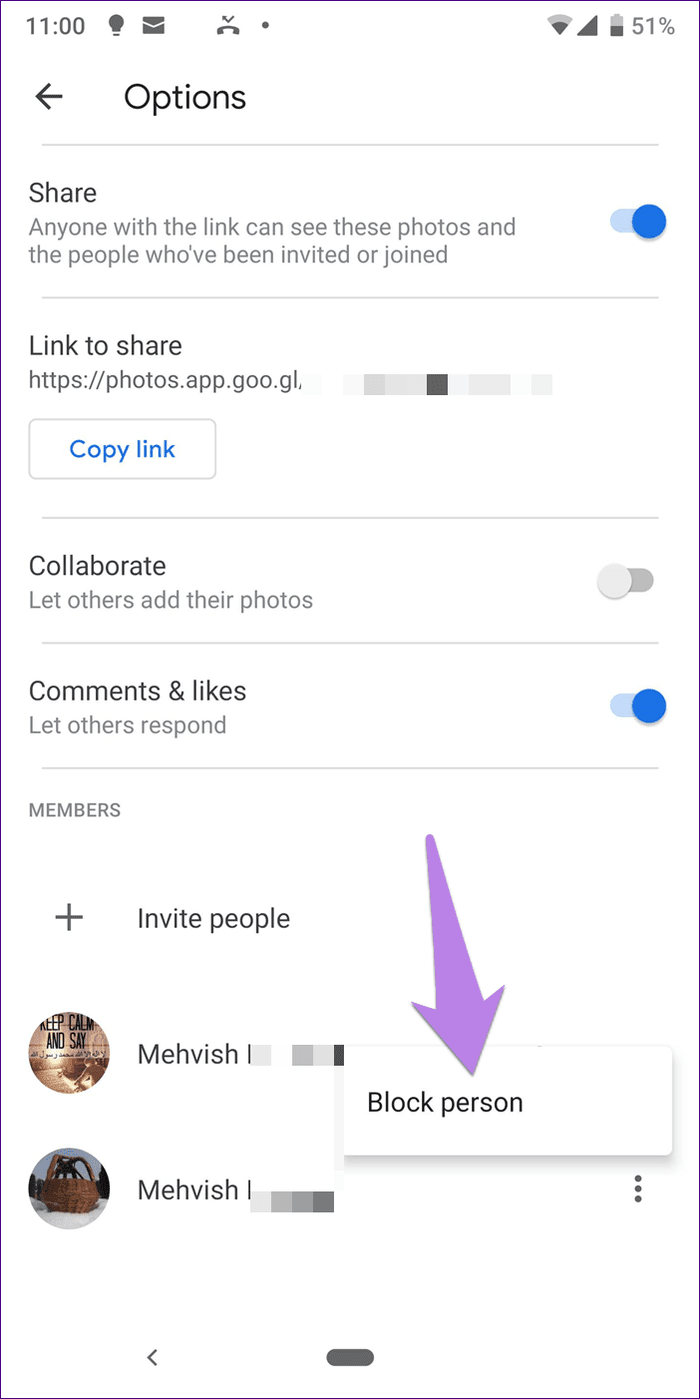 Google Photos Link Sharing Permission 23