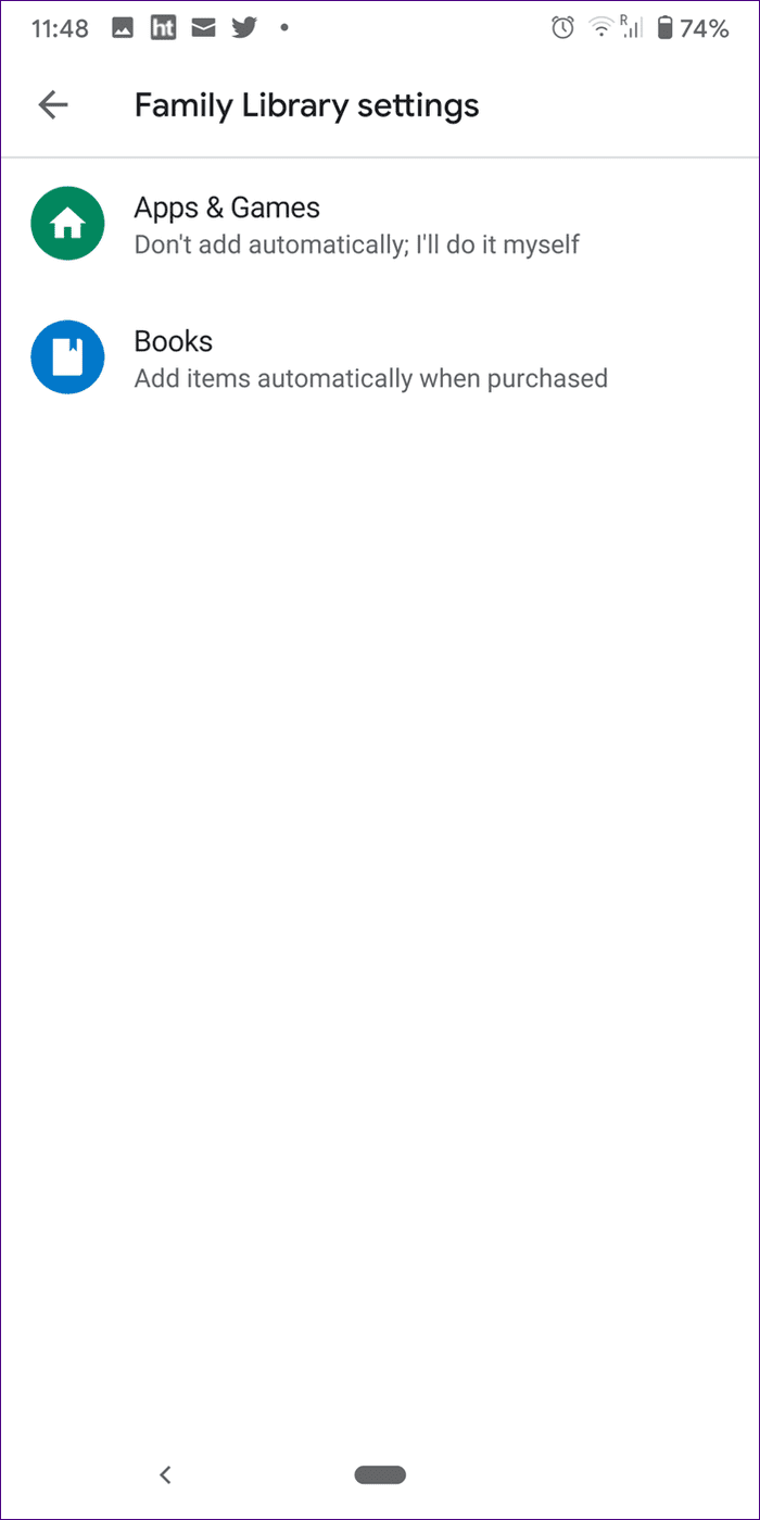 Google play family sharing not working 6