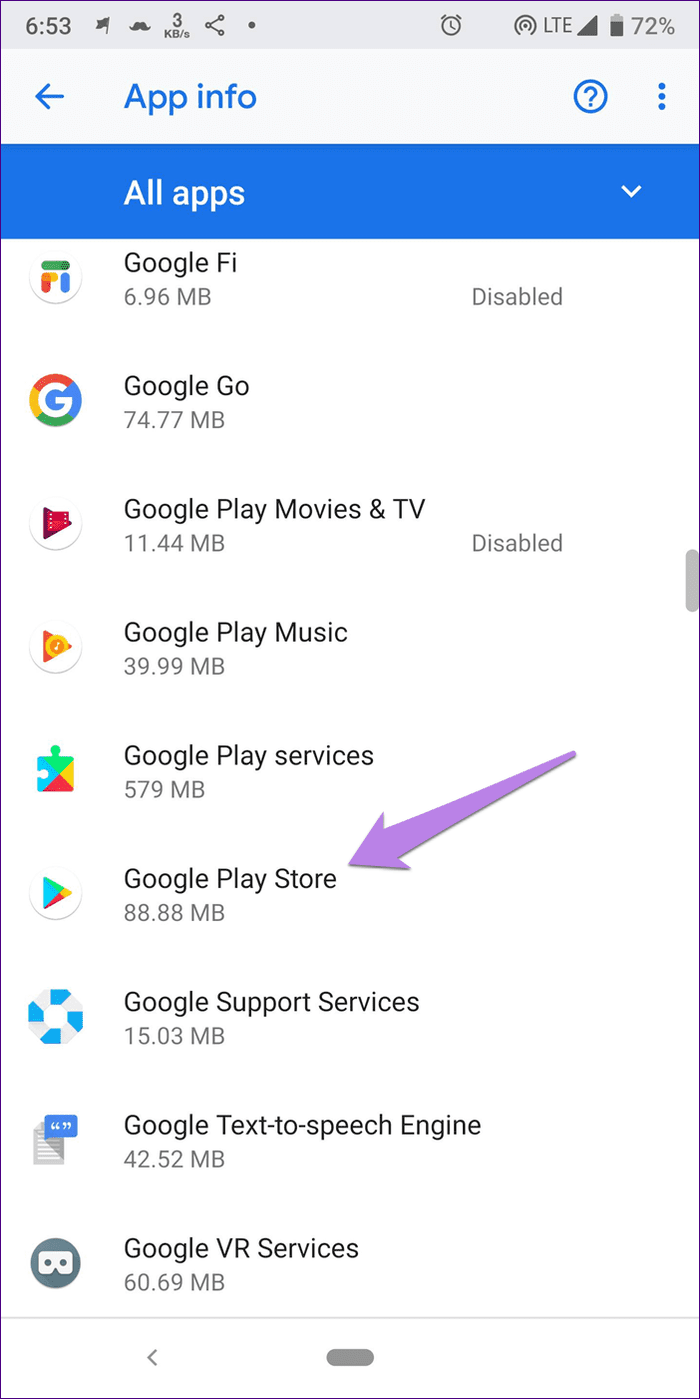 Google play store white srceen 9