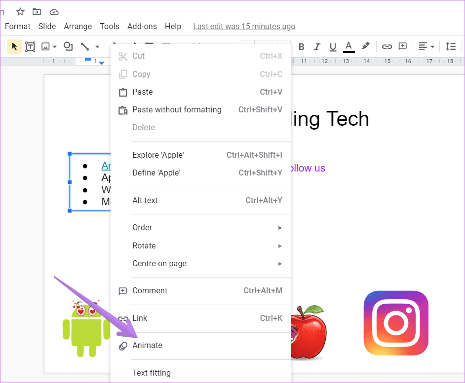 Google slides animation tips tricks 12