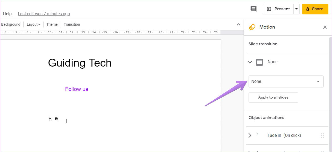 Google slides animation tips tricks 15
