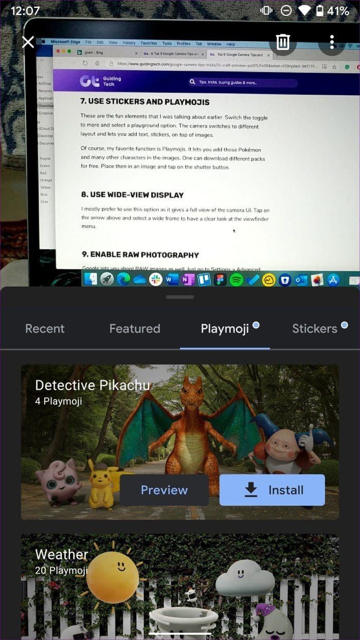 Google stickers