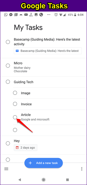 Google Tasks Vs Google Keep 10