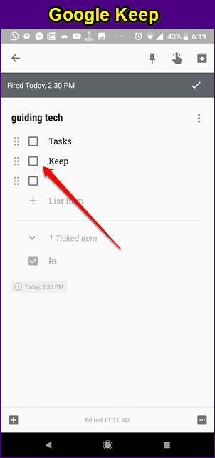 Google Tasks Vs Google Keep 11