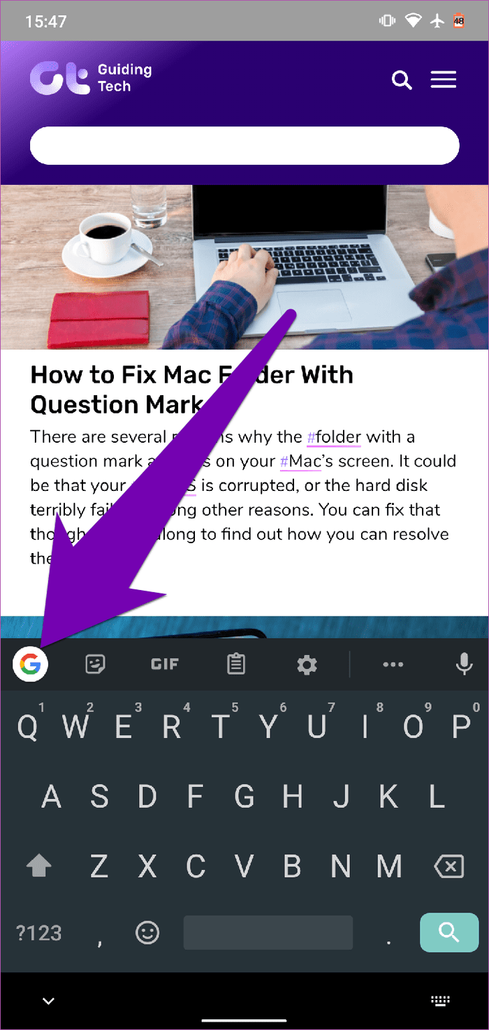 Grammarly vs gboard 21