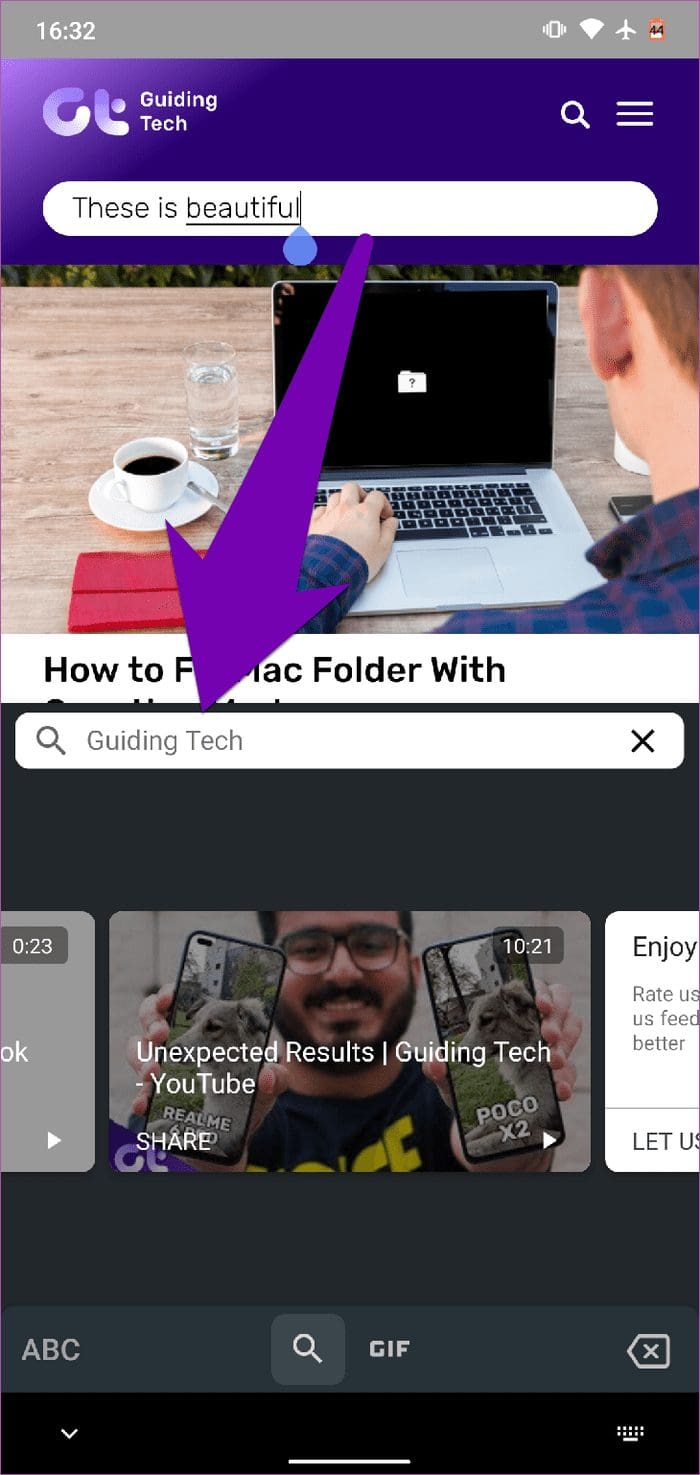 Grammarly vs gboard 22