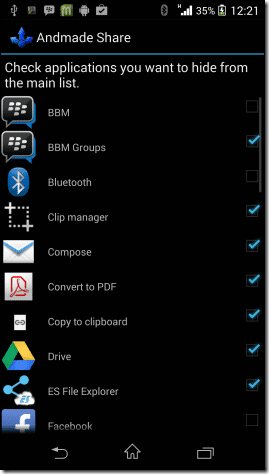 Hidden Apps