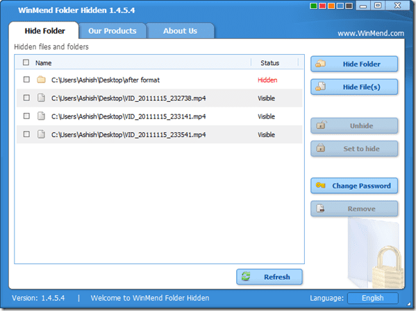 Hidden Files And Folders