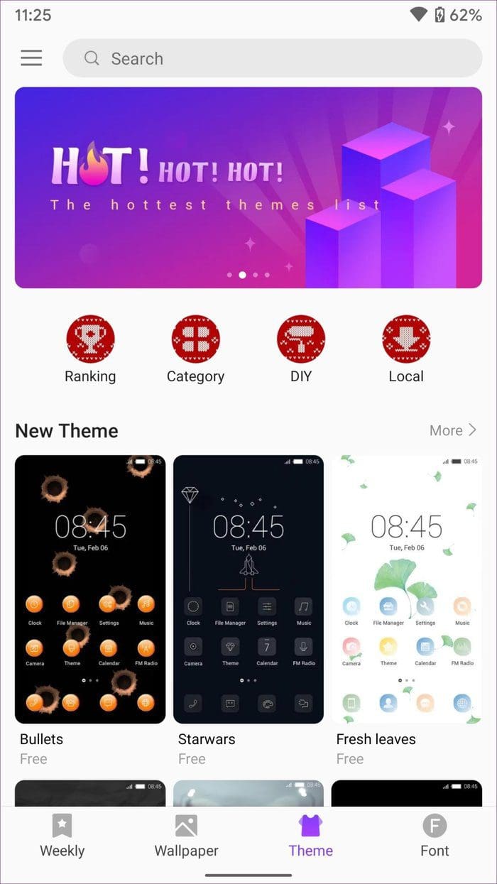 Hios theme store