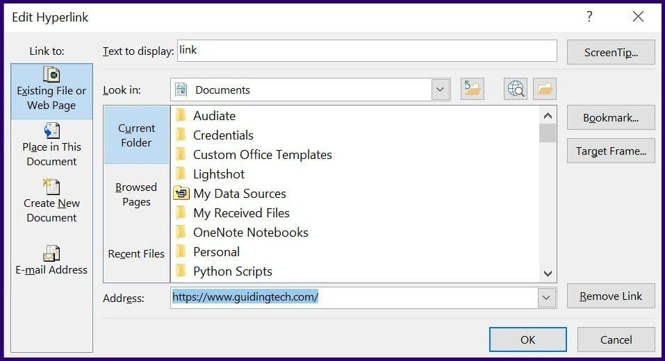 How to add and delete hyperlink in microsoft outlook step 11