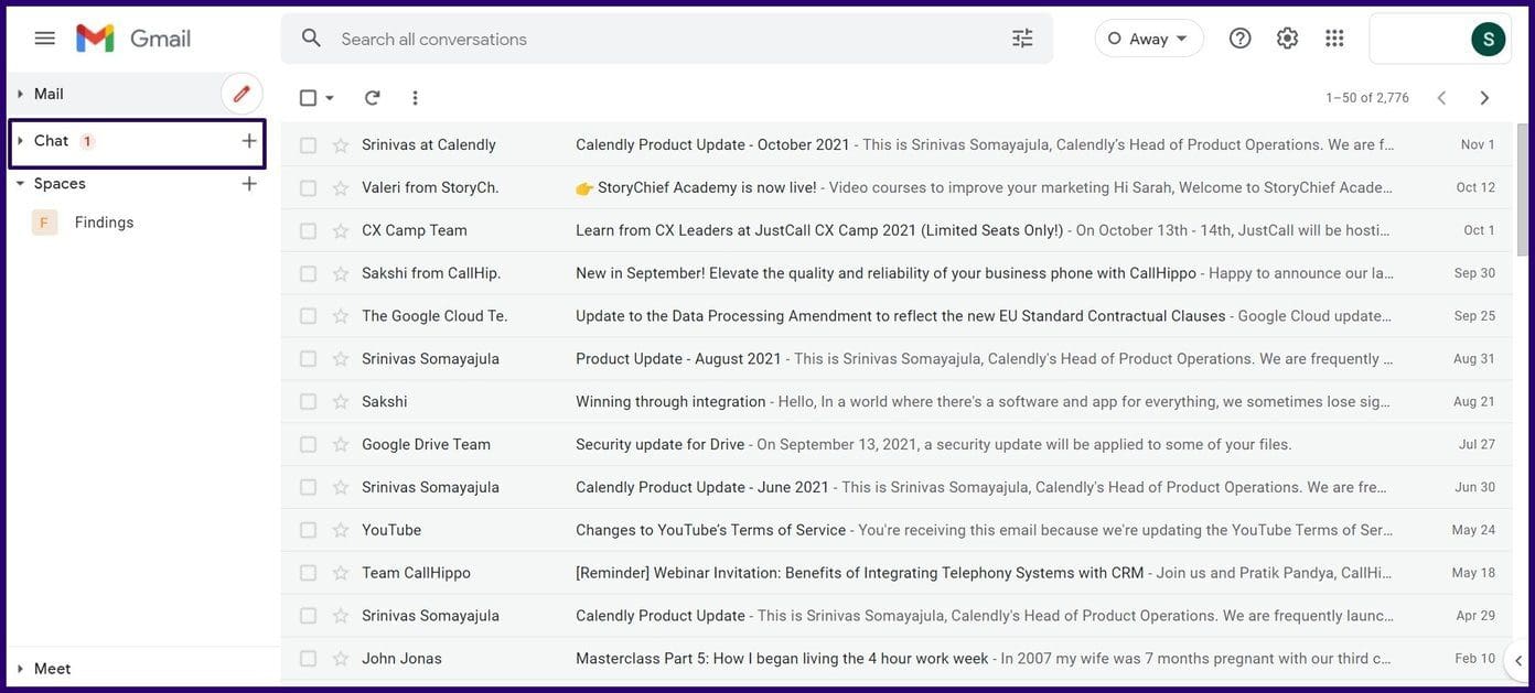 How to block contacts on google chat for gmail step 11