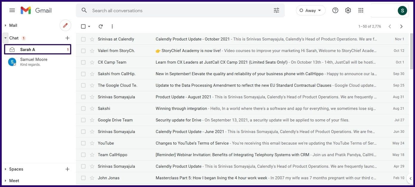 How to block contacts on google chat for gmail step 12