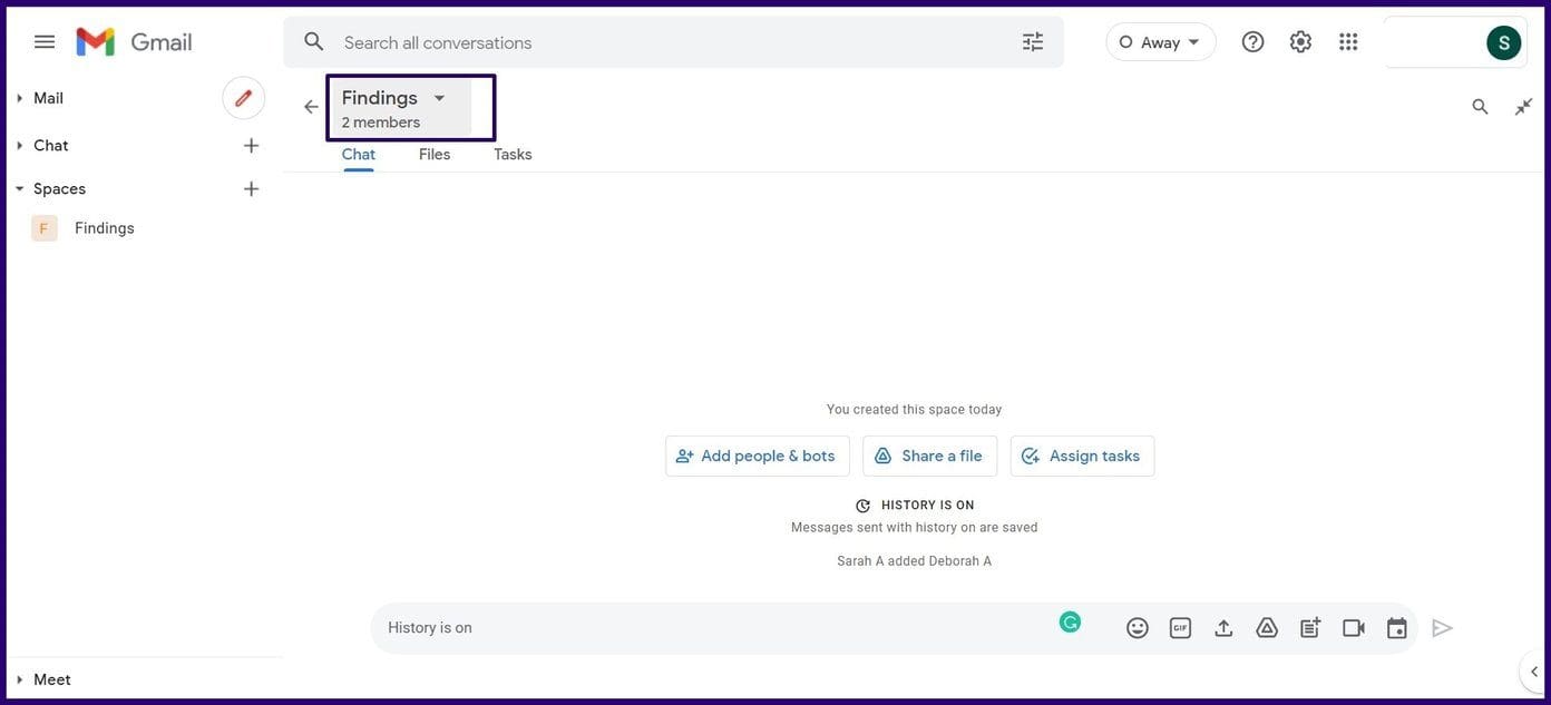 How to block contacts on google chat for gmail step 7