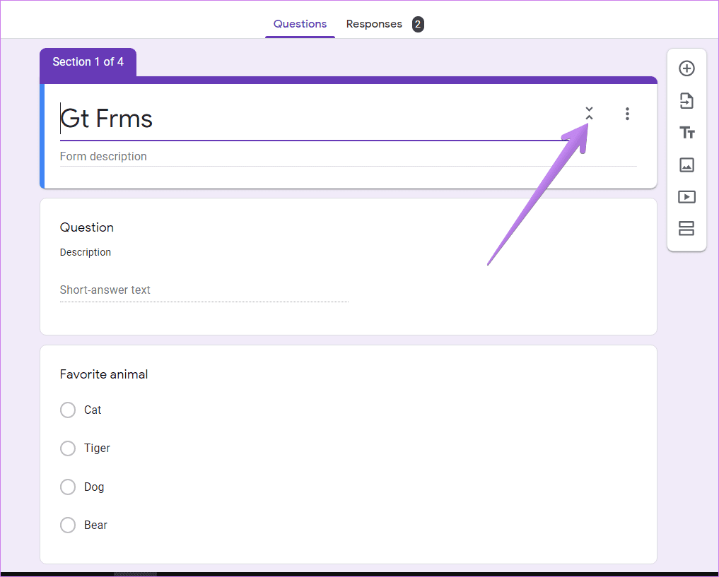 How to create and edit sections in Google forms on mobile and desktop 9