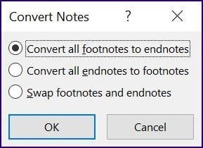 How to create and insert footnotes and endnotes in Microsoft Word step 13