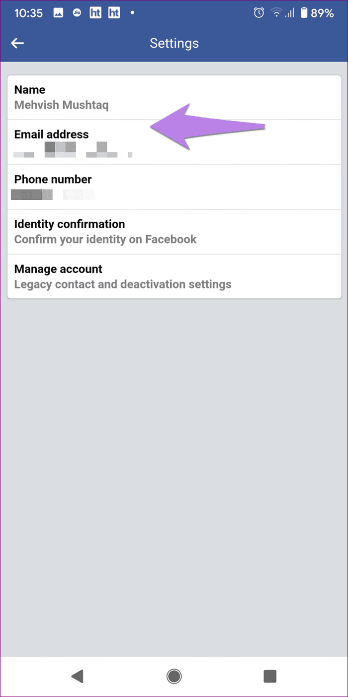 How to find email id on facebook 13