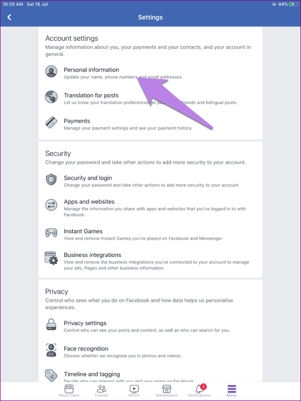 How to find email id on facebook 8