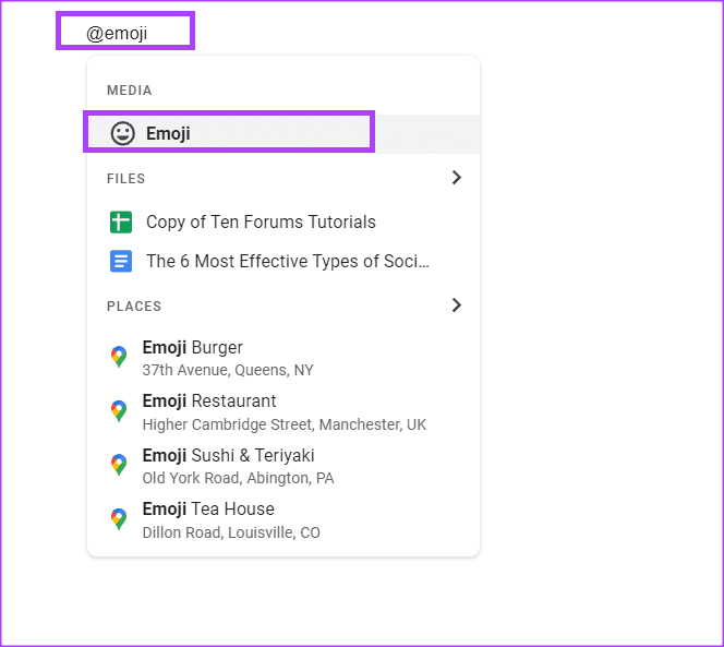 how to insert emojis in google docs 5