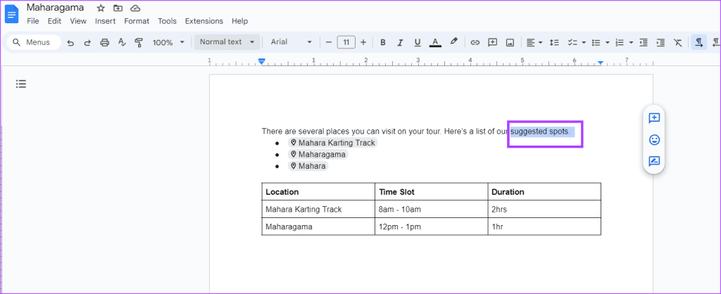 how to insert emojis in google docs 8