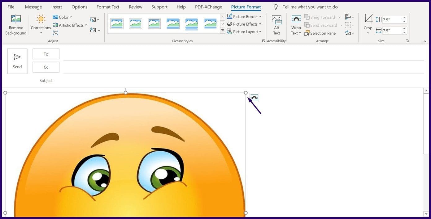 How to insert emojis in microsoft outlook step 15