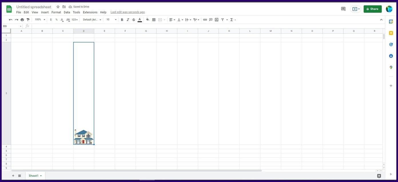 How to insert images in a google sheets cell step 16
