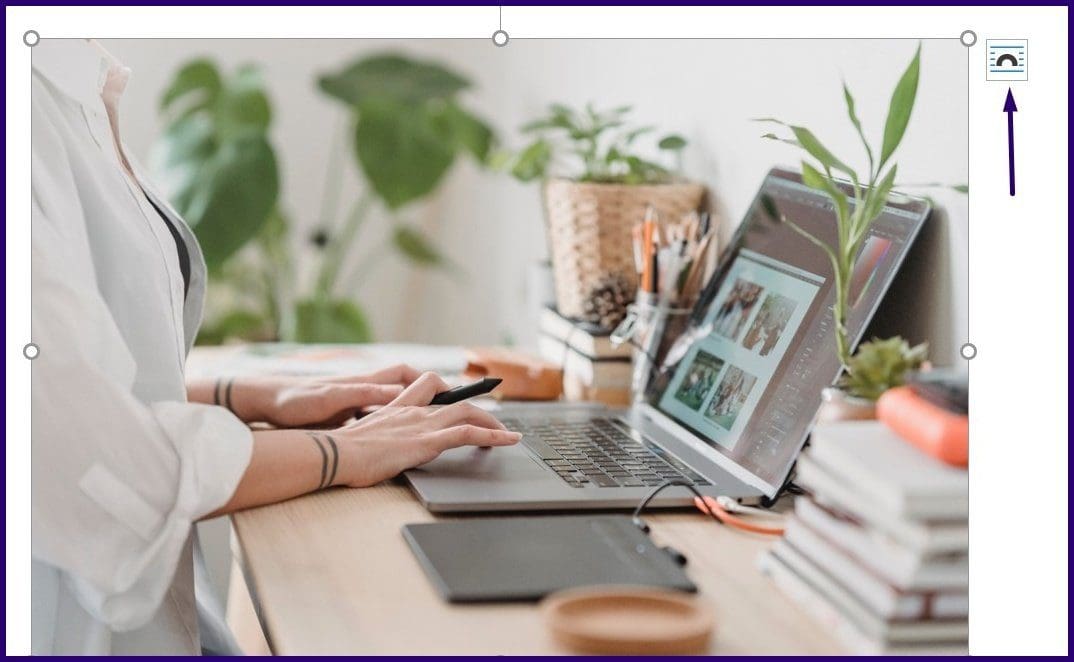 How to lock an image in microsoft word step 22